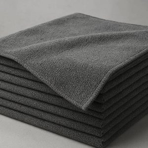 24 Grey Industrial Grade Microfiber Towels for Professional Car Cleaning and Household Maintenance Large Absorbent Rags for Multi Surface Use